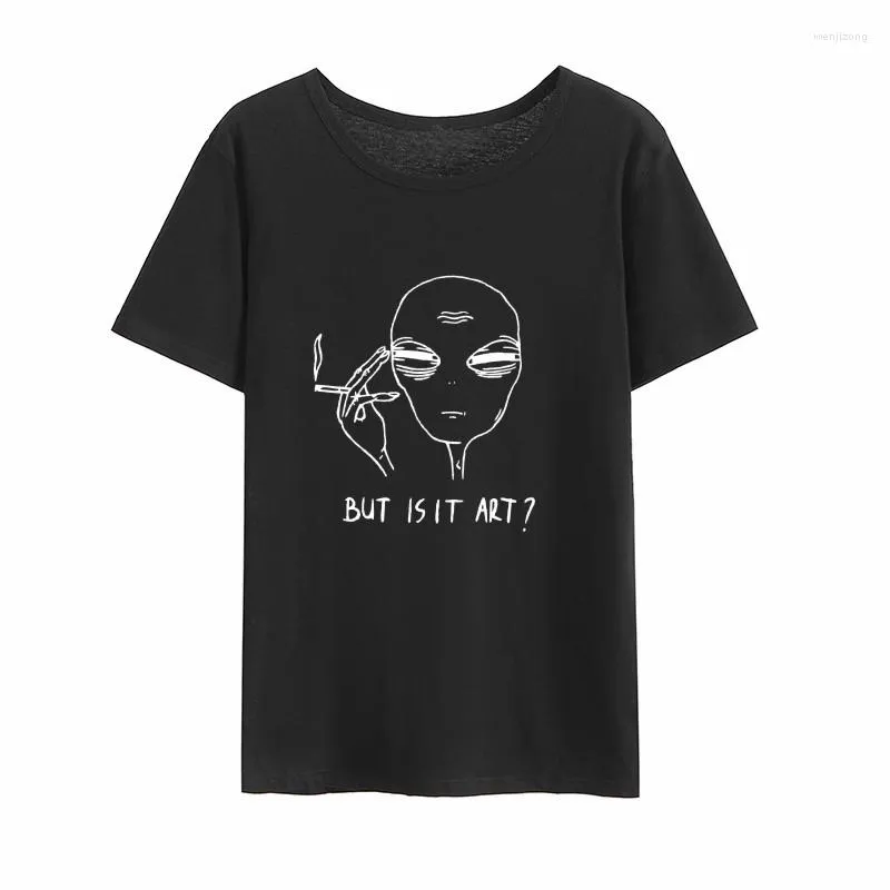 Men's T Shirts Mikialong Funny Women Tshirt Tumblr Women's T-shirt 2023 Summer O-neck Cotton Graphic Tees Tee Shirt Femme Tops