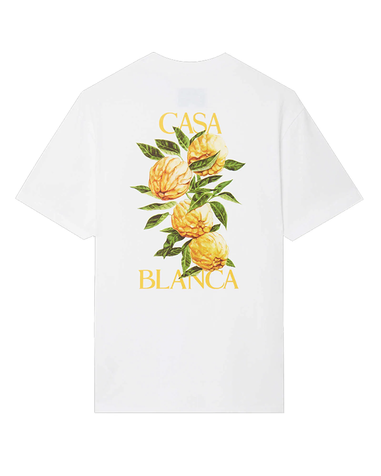 Casablanca 23SS New Designer Classic Fashion T-shirt in cotone fiore di noce stile siciliano uomini e donne amanti T-shirt hawaiana a maniche corte