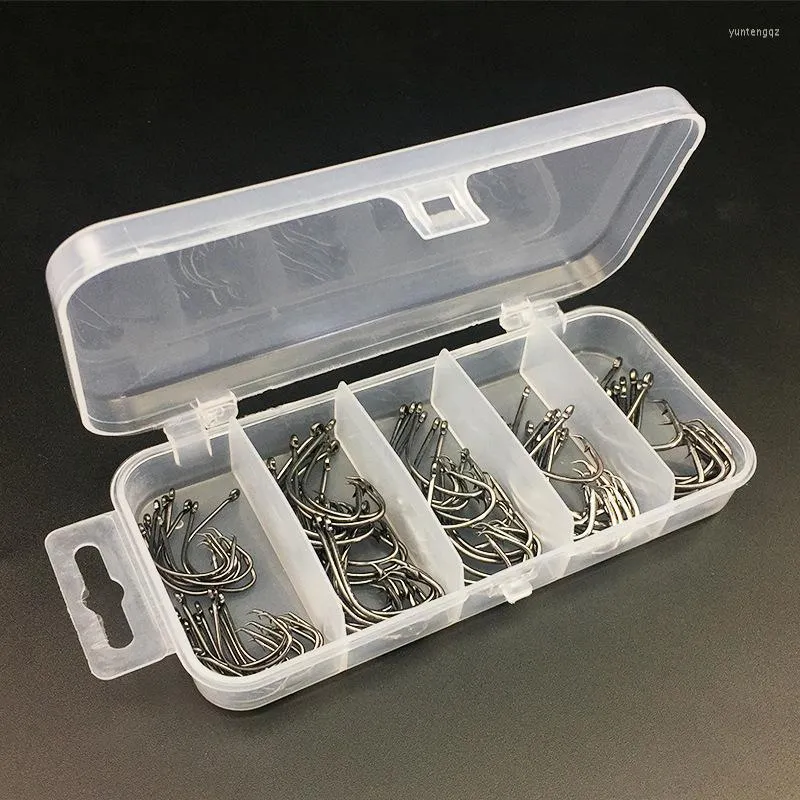 High Carbon Steel Treble Fly Tying Hook Assortment With Barbed Hooks Tackle  And Swivels Practical Tackle For Black And Silver Fish From Ejuhua, $15.75