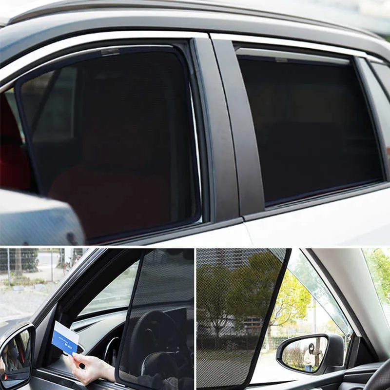 Cheap Privacy Sun Shade for Tesla Model 3 Y Custom-Fit Car Side Window  Sunshade Blind Shading for Camping Hiking Rest