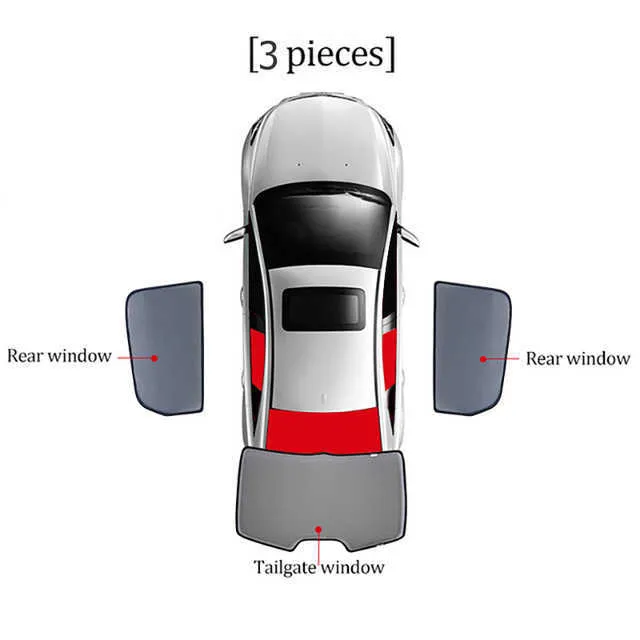 Kaufe Magnetischer Autofenster-Vorhang, Sonnenschutz, Netzvorhang für Auto-Seitenfenster,  Sonnenschutz, UV-Schutz, Auto-Sonnenschutz, Zubehör