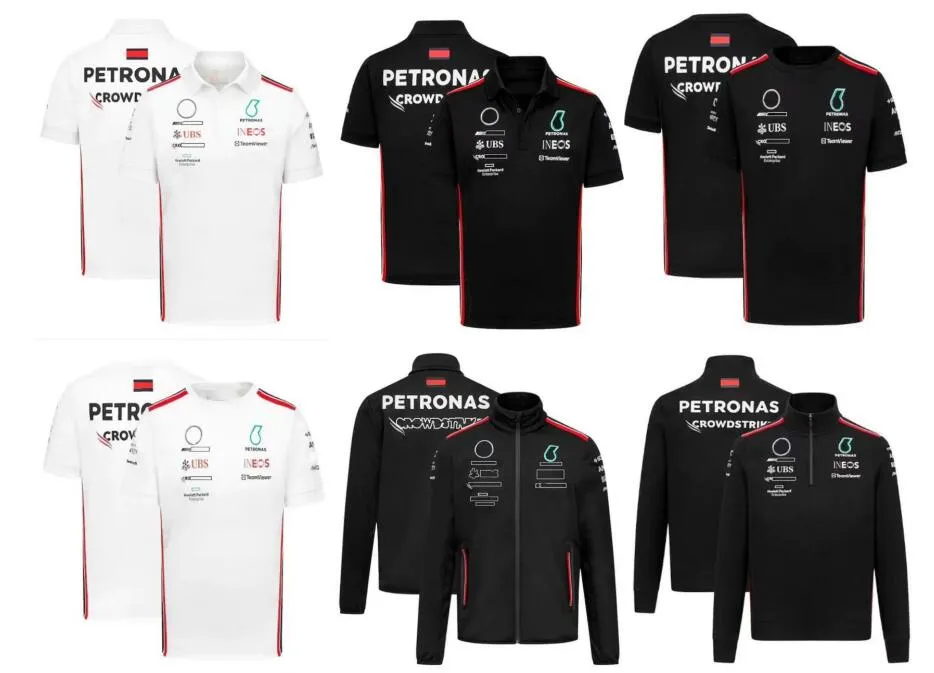 F1レーシングジャージーサマーチームポロシャツ同じスタイルカスタマイズ