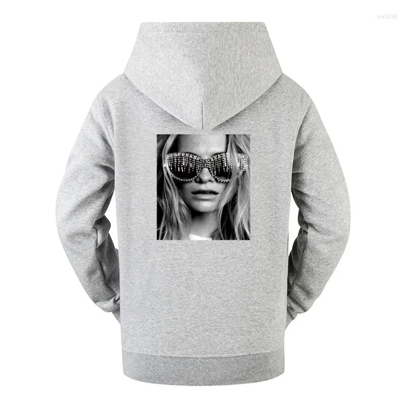 Men's Hoodies Men Swaetshirts Fashion Beauty Wear Glasses Picture Print Casual Hooded Autumn Winter Cotton Women Tops Plus Size 5xl