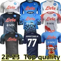 22 23 NAPOLI soccer jerseys Maglia Naples 2022 2023 ZIELINSKI ANGUISSA OLIVERA KVARATSKHELIA KIDS FOOTBALL SHIRT OSIMHEN FABIAN LOZANO SSC Napoli Maillots de foot 6