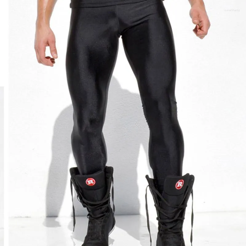 Men's Pants Men High Stretch Tight Long Legging Pant Brand Sexy Designed Low Waist Sweatpants Full Length