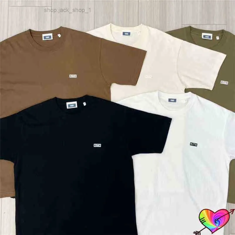 Kith tshirt 2023 pięć kolorów mały Kith Tee 2022ss mężczyźni kobiety lato barwnik t koszula wysokiej jakości topy Box Fit z krótkim rękawem FDA8
