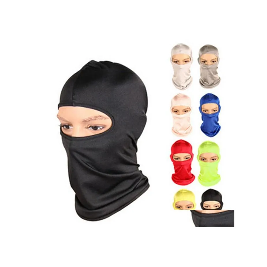 Party Masks Style Winter Outdoor Riding Keep Thermal Mask Windbreak Dustproof Headgear Masked Face Guard Hat Drop Delivery Home Gard Dhuez