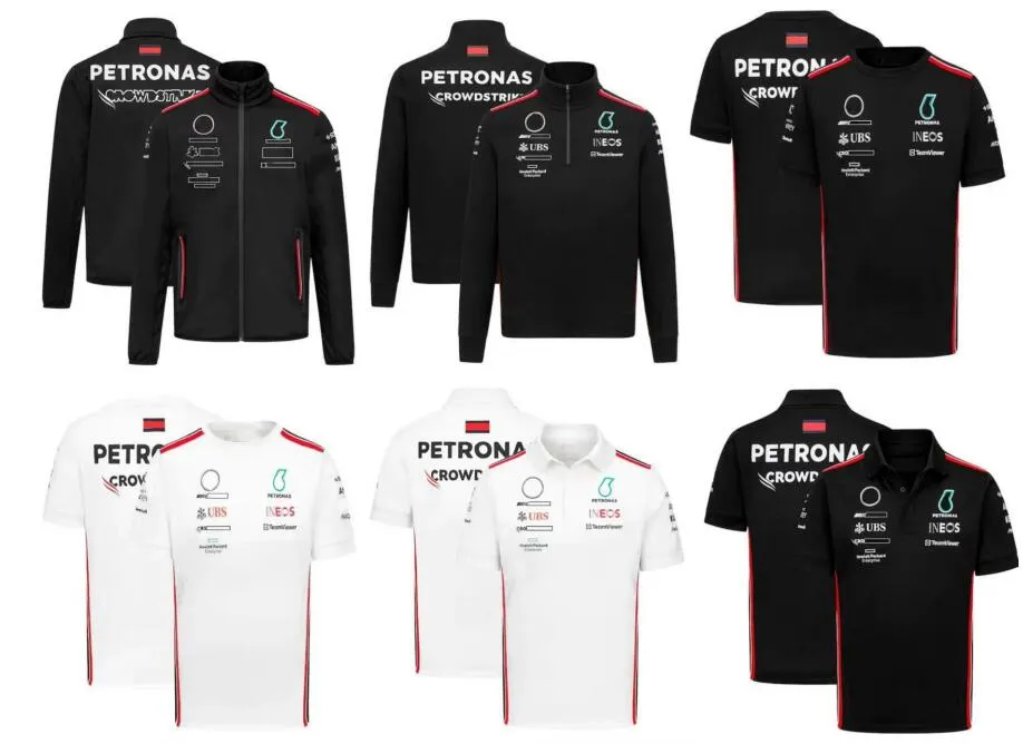 F1-Renntrikot, Sommer-Team-Poloshirt, individuell anpassbar im gleichen Stil