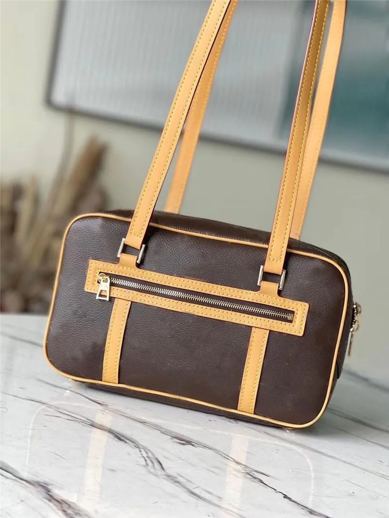 Designer de luxo pochette citar m51183 feminino semi marrom vintage crossbody bolsa de ombro 7a melhor qualidade