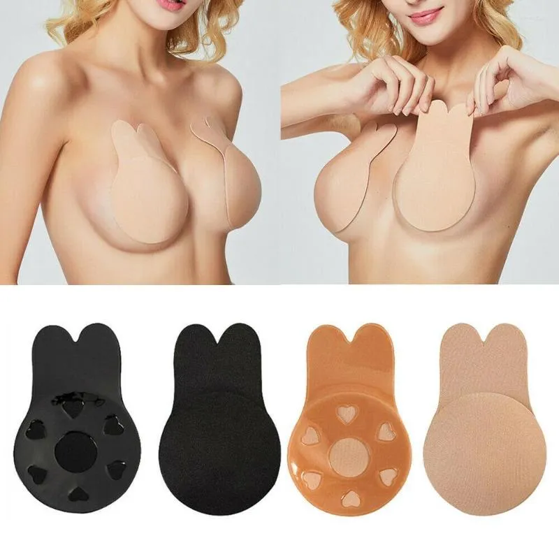 Bras Women Silicone Push Up Backless Strapless Bra Self Adhesive Gel Magic  Stick Invisible Lift Up Chest Nipple Sticker Underwear From 7,99 €