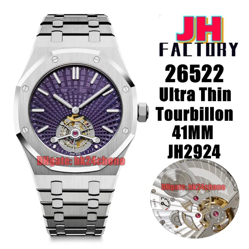 Jhfactory watches 26522 Ультра-тонкие турбильон JH2924 МЕХАНИЧЕСКИЕ МУЖИКА МУЖНЫЕ МУЖНЫЕ МУЖНЫ