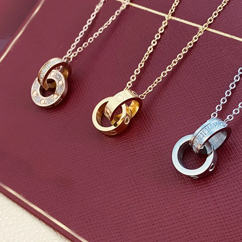 Sterling Silver Love Naszyjniki ręcznie robione mężczyźni łańcuch łańcuchowy wisiorek