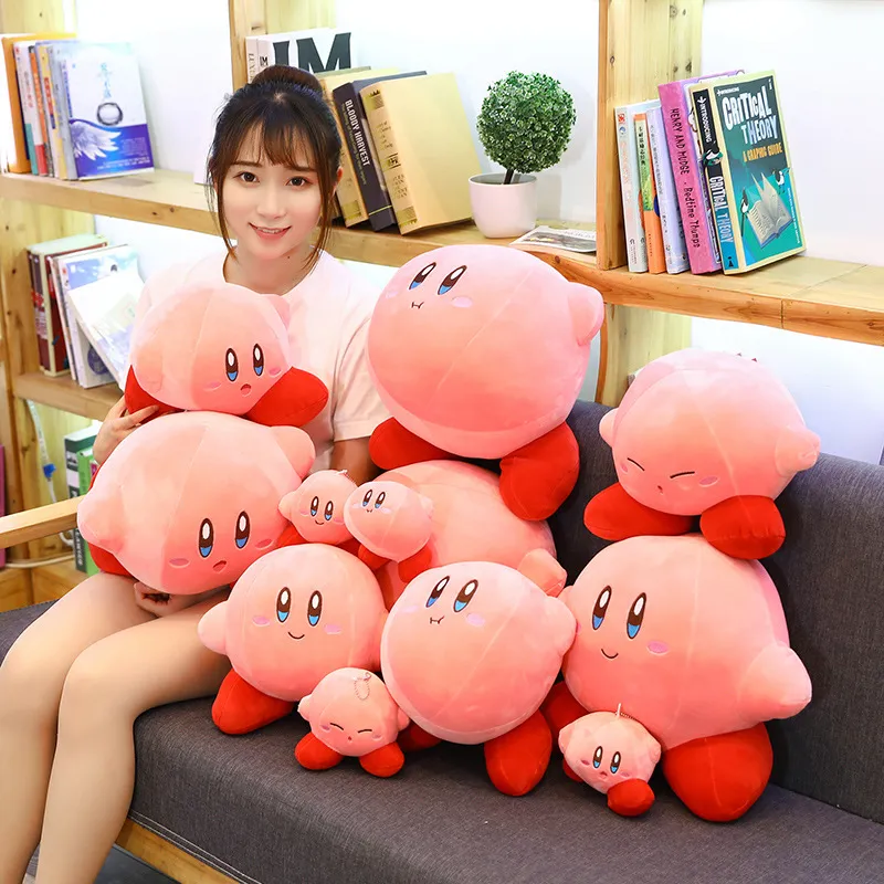 Animated star Kirby 35cm cute plush doll toys surrounding cartoon plush toys holiday gift wholesale and retail