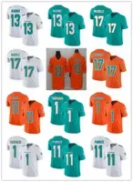 Football Jerseys custom ''Dolphins''men women youth jersey 13 Dan Marino 11 DeVante Parker 1 Tua Tagovailoa 99 Jason Taylor 17 Jaylen Waddle Football Jerseys