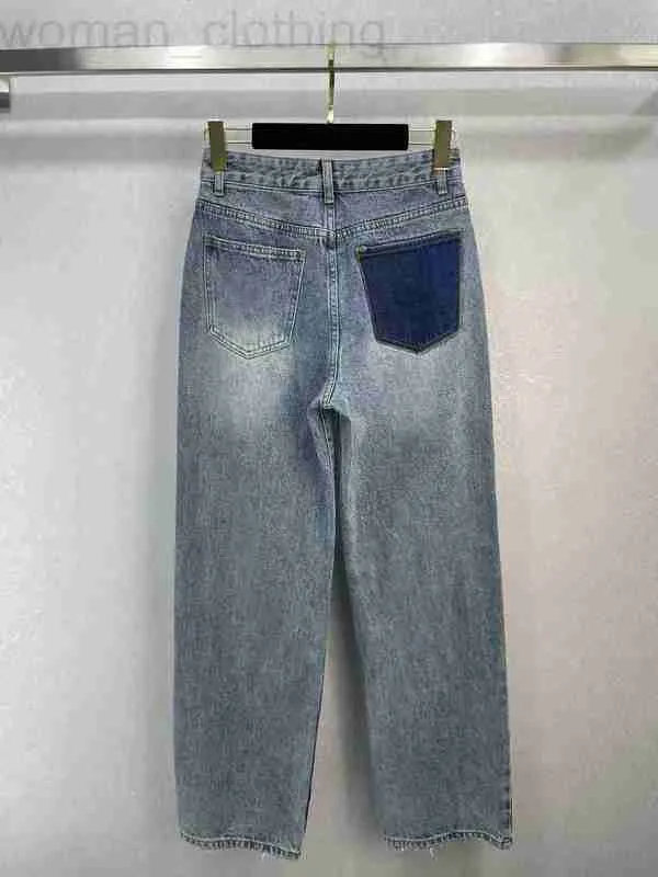 Designer Jeans 2023 Nieuwe Spring Summer Fashion Designer Straight Pants Merk dezelfde stijl luxe dames RGFP