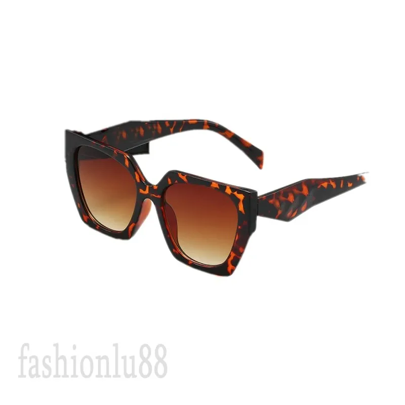 Surdimensionné p designer lunettes de soleil hommes triangle luxe lunettes mode noir rose lunettes imprimé léopard protection uv lunettes de soleil polarisées aaaaa PJ021C23