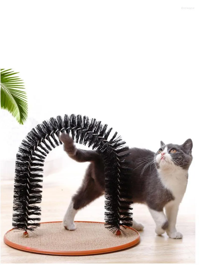 Cat Toys 2023 P Spot Wholesale Pipi Taobao Arch Massage Hair Rubbing Machine Send Catmint Tickle Play TV Scratcher