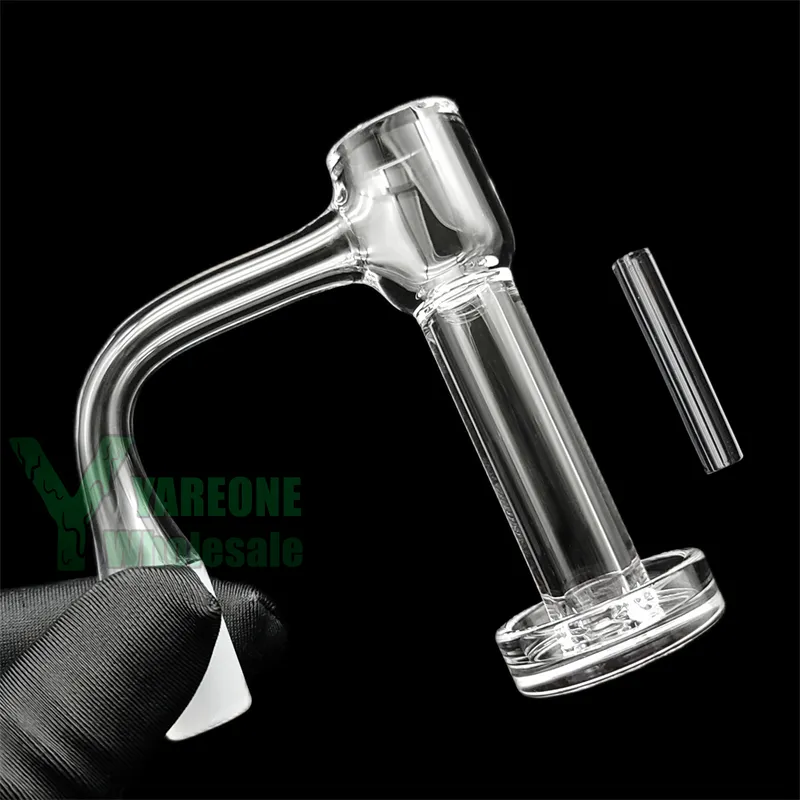 80 mm hoge XXL Terp Slurper-kit Volledig gelaste afgeschuinde rand 20 mm OD 2,5 mm wand Naadloos gelaste slurp Dab Banger-nagel met een kwarts terp-pijler YAREONE Groothandel