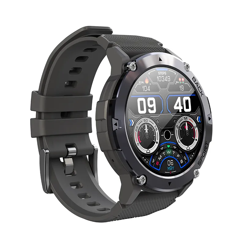 C21 Smart Watch Sports Sportswatch Bluetooth Chamada de bateria longa Modos de vários modos esportivos Monitoramento de freqüência cardíaca Smartwatch