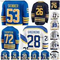 2022 Buffalo inner Hockey Jersey Dylan Cozens Kyle Okposo Rasmus Dahlin Jack Eichel Tage Thompson Girgensons BUF Custom Stitched Men