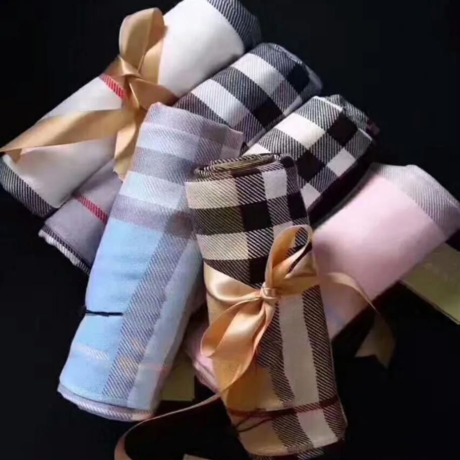 Miękki bawełniany szalik klasyczny bawełniany przędza z przędzy z przodu z przodu