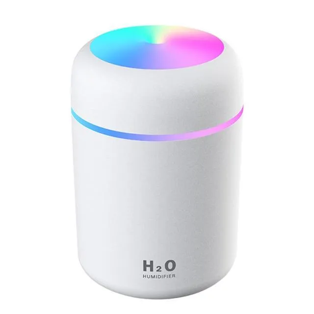 Mini Humidifier Bedroom Office Living Room Portable Low Noise Diffuser Atmosphere Light Mist Sprayer