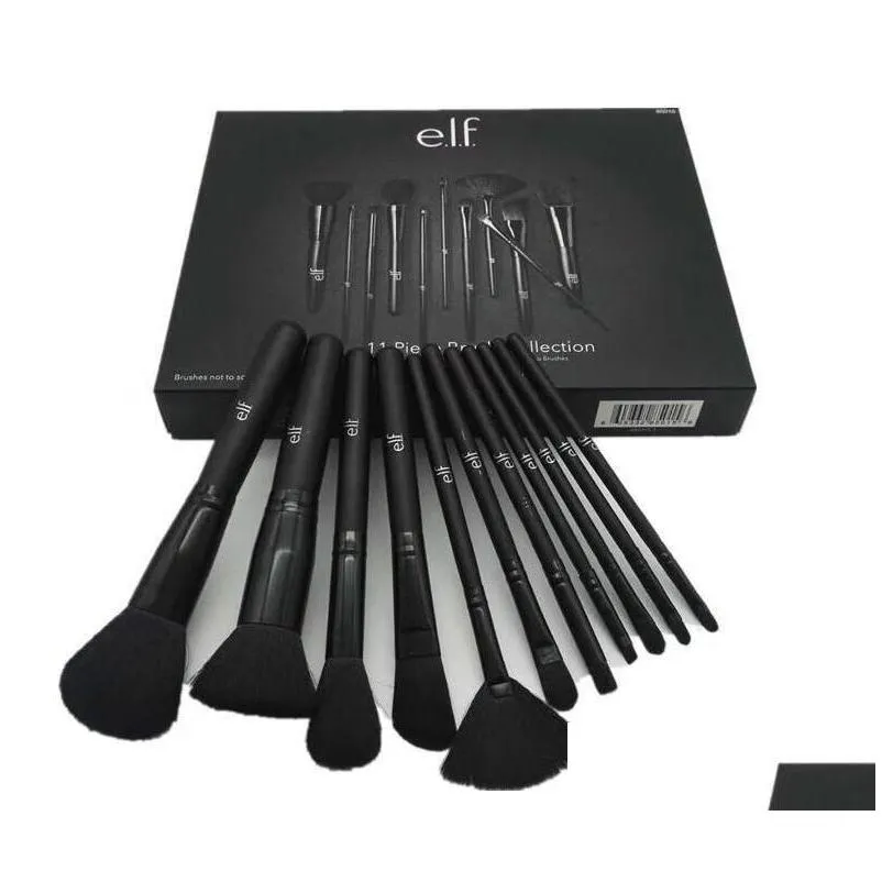 Make-up-Pinsel Niedriger Preis 11 Teile/satz Elf Pinsel Set Gesichtscreme Power Foundation Mtizweck Schönheit Kosmetische Werkzeug Mit Box Drop Lieferung Dhonc