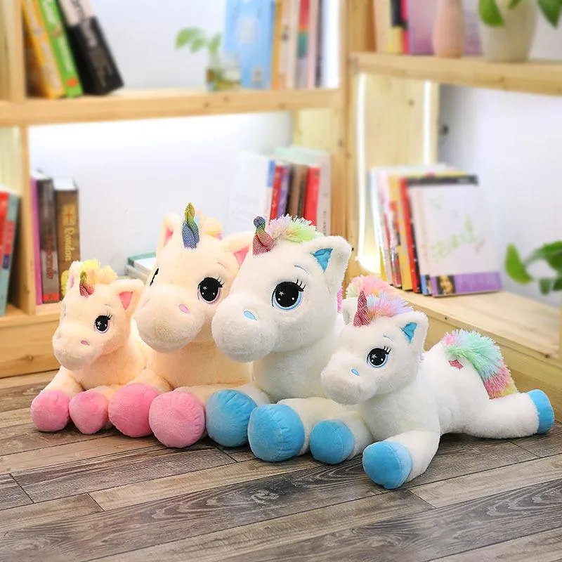 Rainbow Unicorn Unicorn Soft Toy Pillow Lucky Star Pegasus Design