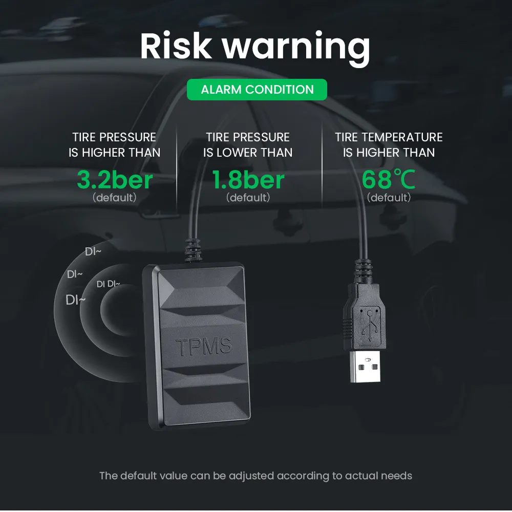 Car Wireless Solar Tire Pressure Sensors 4 Sensors... From 19,09 € | DHgate