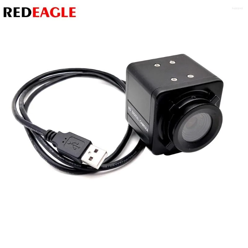 Bransch 1080p HD USB PC Webcam Video Live Teaching Mini Box Security Camera med fast 2,8 mm 3,6 mm 6mm objektiv