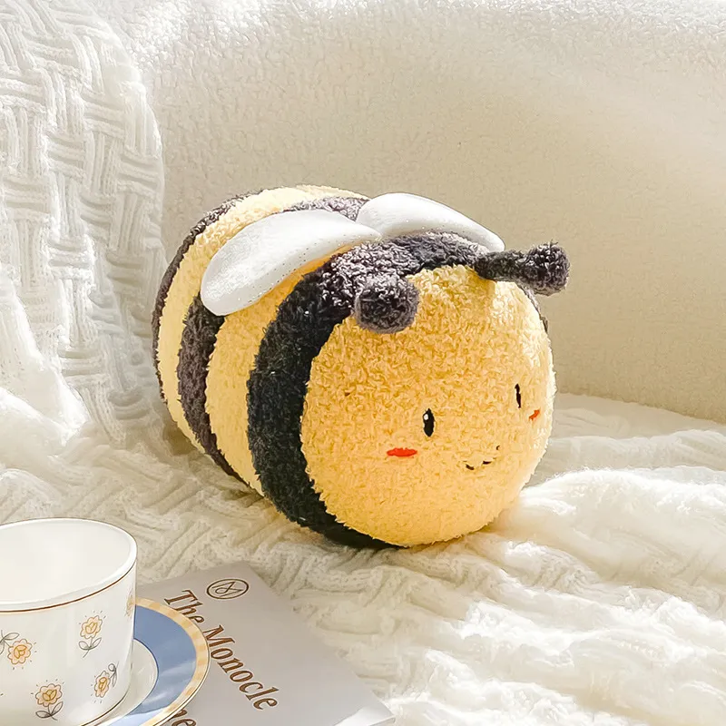 30 cm Kawaii Plush Animals Bees Toys Super miękka nadziewana poduszka Sofa na poduszkę do dzieci Prezent urodzinowy La546