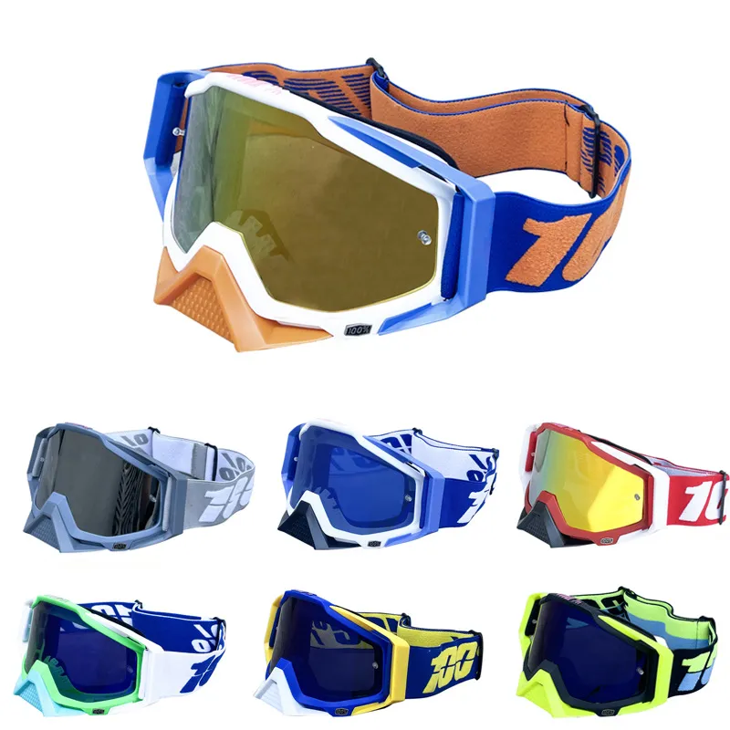 Aucun emballage Lunettes de plein air CYK-20 Lunettes de moto Lunettes Casque MX Moto Dirt Bike ATV Sports de plein air Verre Scooter Googles Masque Cyclisme