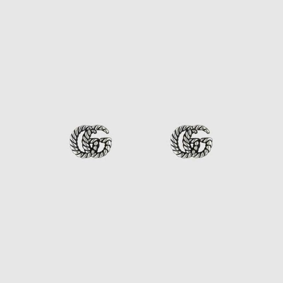 80% korting op 2023 nieuwe luxe hoogwaardige mode -sieraden voor dezelfde dubbele Thaise zilveren oorbellen trend rechte sieraden