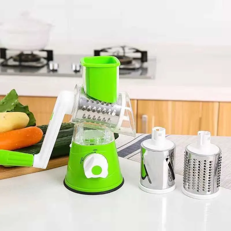 Manual Manual Rotary Vegetable Slicer Slicer Kitchen Roller Tool For Round  Graters, Potato, Carrot, And Cheese Shredding From Cleanfoot_elitestore,  $14.66