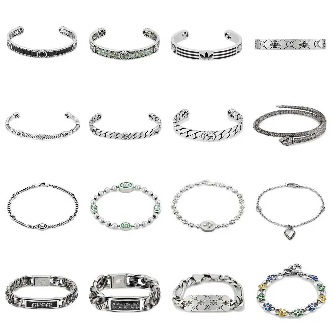 20% de réduction sur tous les articles 2023 Nouveaux bijoux de mode de luxe de haute qualité pour nouveau bracelet à rayures cubaines féeriques en pierre à double émail entrelacé serpent d'abeille utilisé