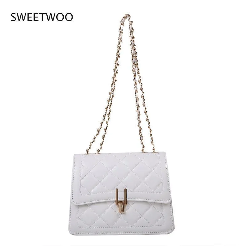 Вечерние сумки Lingge Chain Bag Retro Small Square Women's Messenger Messenger Underarm Sudbag