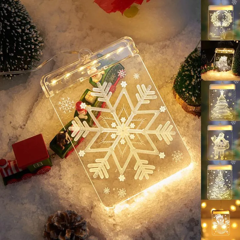 زينة عيد الميلاد ديكور الفانوس LED LED BEATTY BELL BELL DEER الفوانيس الاحتفالية