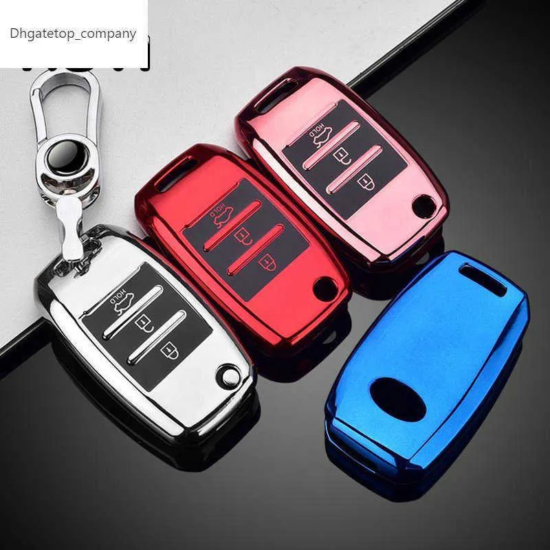 For Kia Flip Key Fob Cover, Soft TPU 4 Button Key Shell Case For Sorento Sportage Rio Soul Forte Optima Carens Picanto Keyless Entry Folding Key Fob, Black For Kia Flip Key Fob Cover, Soft TPU 4 Button Key Shell Case For Sorento Sportage Rio Soul Forte Optima Carens Picanto Keyless Entry Folding Key Fob, Black