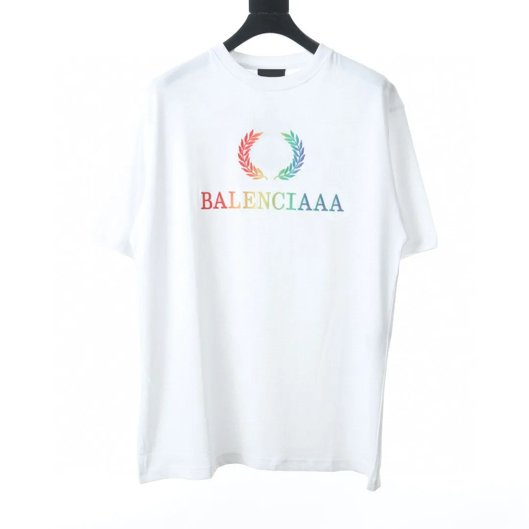 Balenciaga t shirt rainbow sale