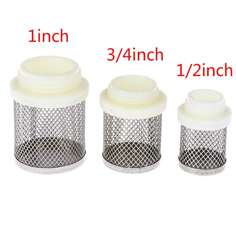 Watering Equipments Check Valve Filter 1/2inch 3/4inch 1inch Male Thread Stainless Steel For Faucet Fitting