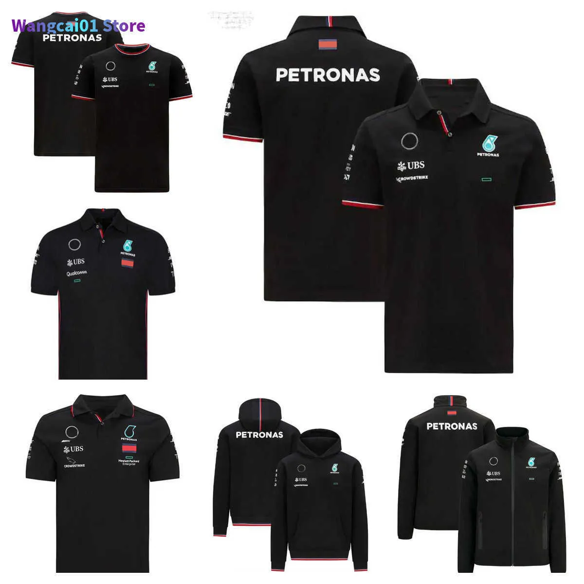 wangcai01 Men's T-Shirts Summer F1 Formula One short-seved T-shirt 2022 new outdoor polo clothing sweater jacket with the same custom 0305H23