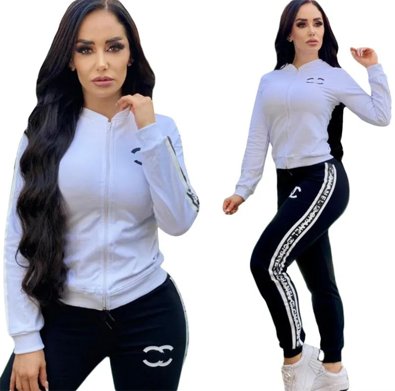 2024 Women's Cotton Tracksuit Set, Casual Sporty Zip-Up Hoodie & Pants, Black/White, Slim Fit, Breathable & Waterproof, Yoga, Tennis, Running 2024 Women's Cotton Tracksuit Set, Casual Sporty Zip-Up Hoodie & Pants, Black/White, Slim Fit, Breathable & Waterproof, Yoga, Tennis, Running