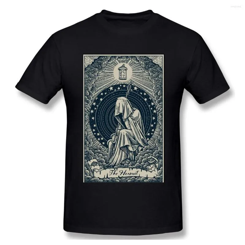 Heren T-shirts Zomer / herfsthuls Kort hoge kwaliteit O-Neck 100 katoenen tops T-stukken Band The Hermit T-shirt