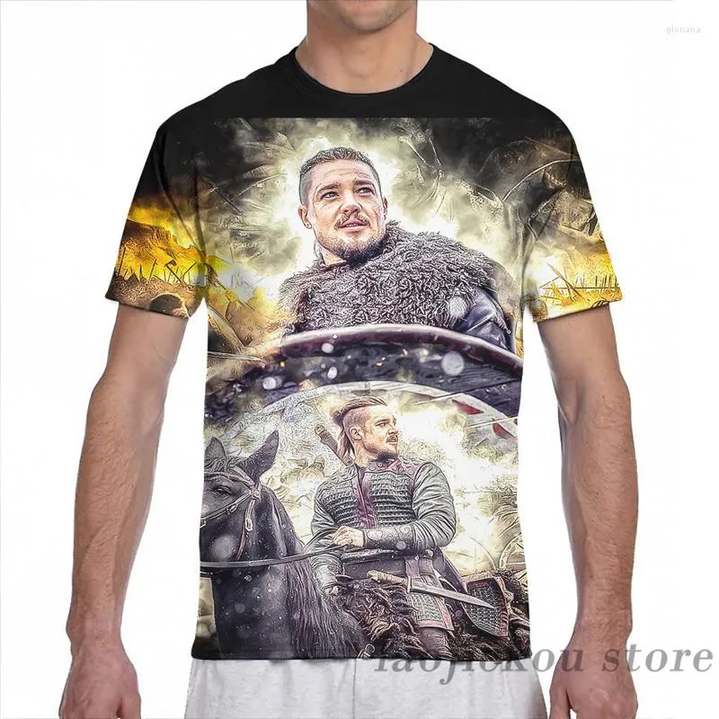 Heren t shirts The Last Kingdom Men t-shirt vrouwen overal over gedrukte mode meid shirt boy tops tees short mouw t-shirts