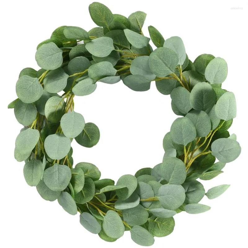 Dekorative Blumen, 200 cm, lebendige künstliche Pflanzen, grüne Blätter, Efeu-Rankengirlande für Haus, Garten, Party, Hochzeit, Wanddekoration, Rattanschnur