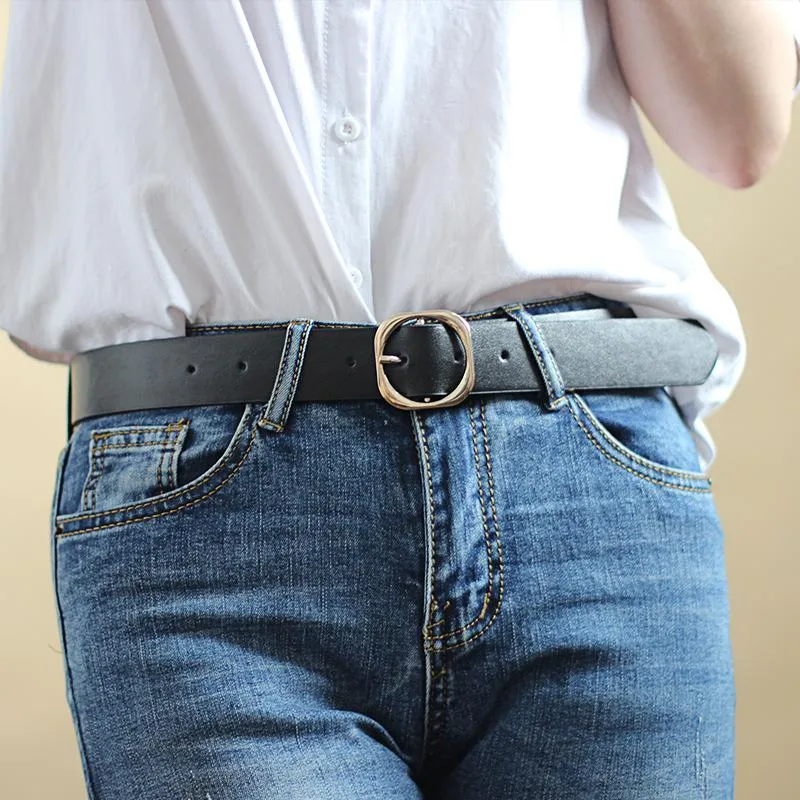 أحزمة جلدية حزام أنثى الخصر نساء واسعة الكورية الرجعية دبوس حزام حزام cinturon mujer cinto feminino cinturonesbelts