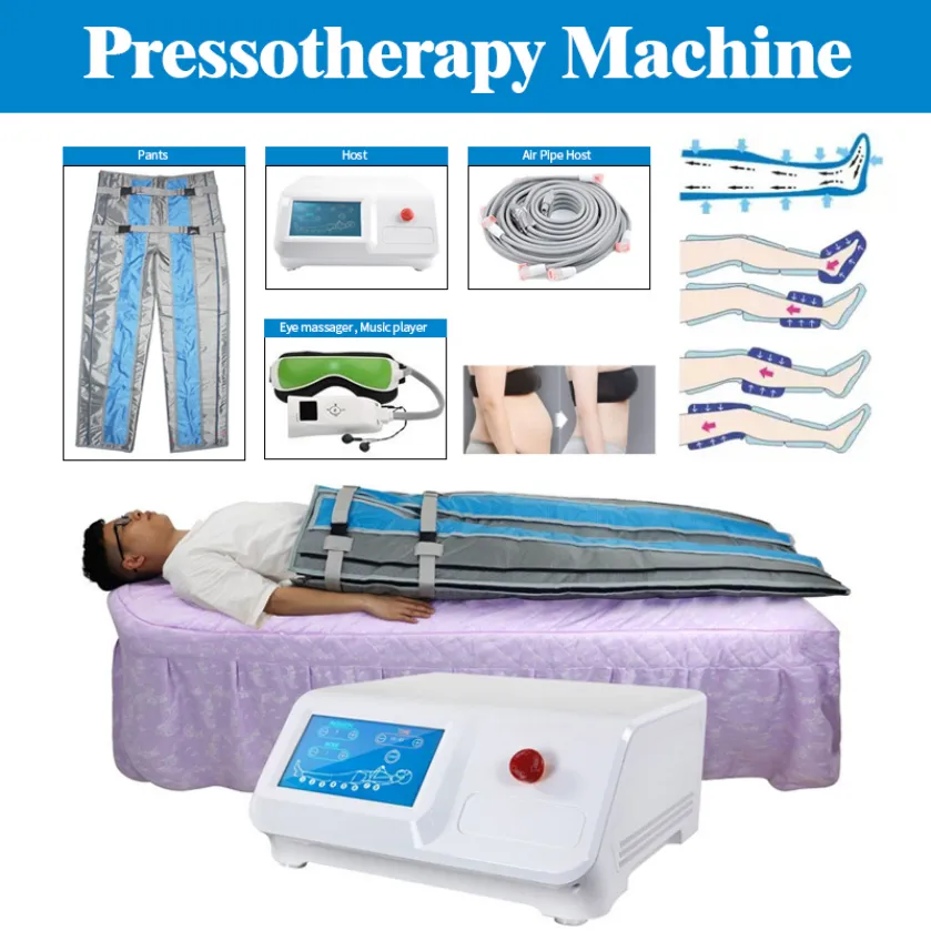 Minceur Machine électrique Machineuscle Stimulation pression d'air Massage lymphatique équipement de Drainage pour la perte de graisse corps façonnage