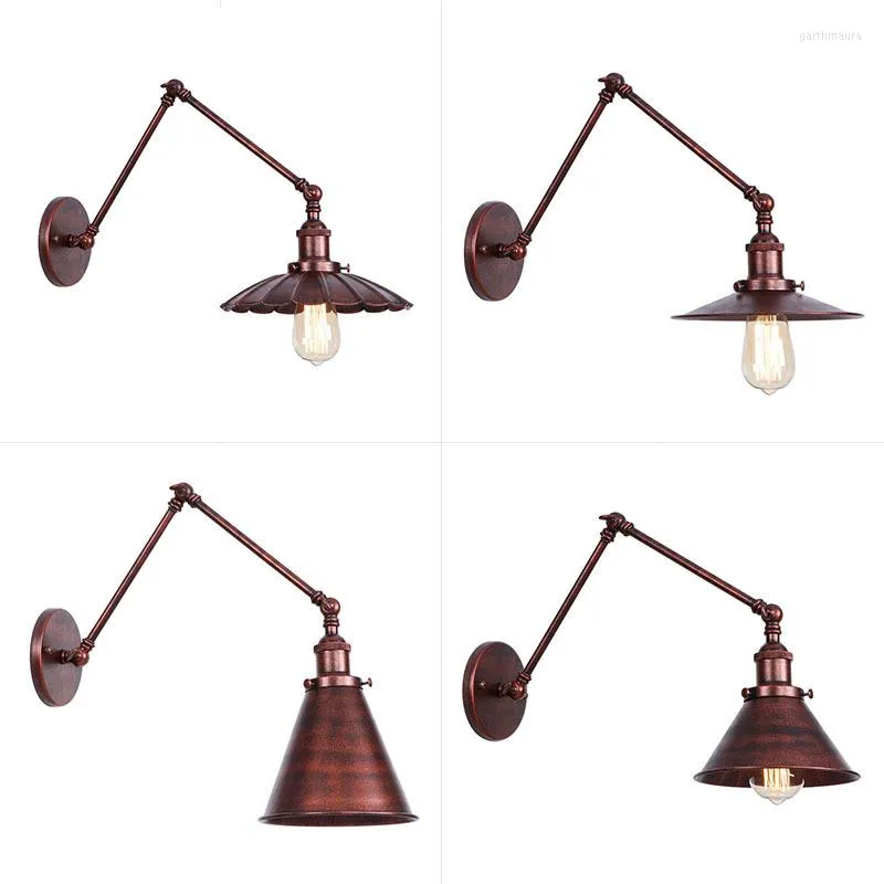 Vägglampor modern stil kristall gevir sconce nicho de parede matsal sätter ljuslampa industriell rörledningar