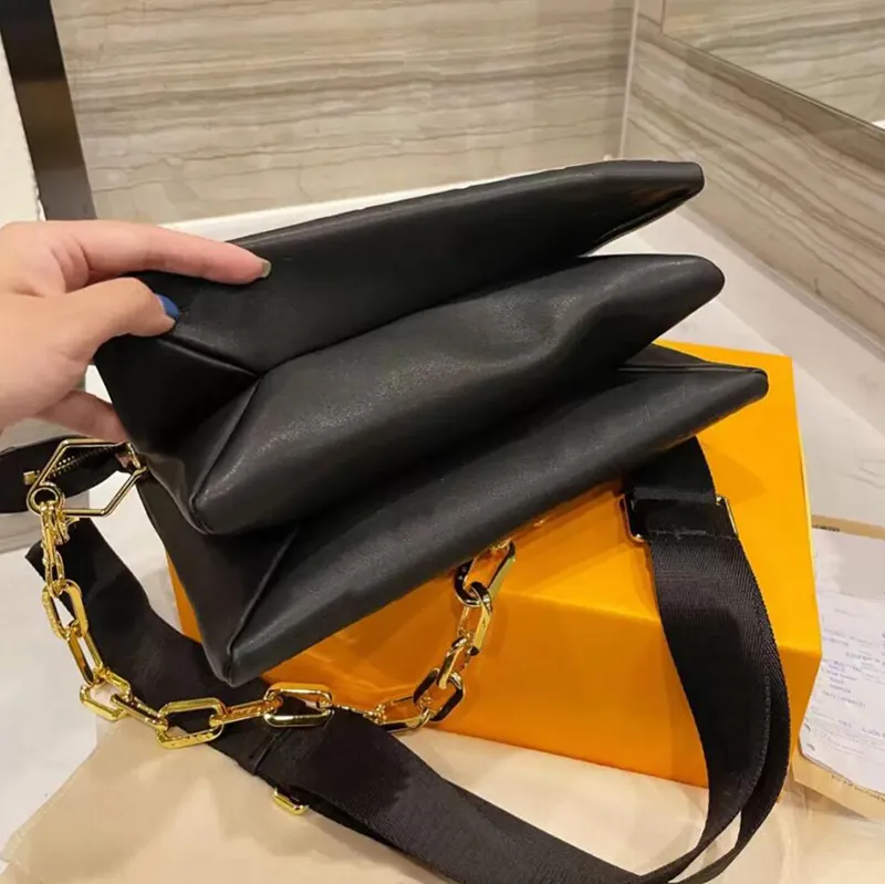 Designer Handbag Top quality M57790 M57783 crossbody Bag Genuine leather Women Luxury Designer bag nylon fashion tote bags Metal chain pocket handbags Shoulder Bag