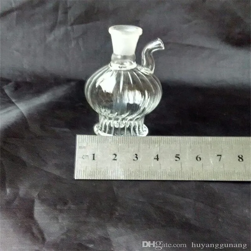 Rauchpfeifen Mini Wasserglas Schnupftabakflasche Großhandel Glasbongs Ölbrenner Glas